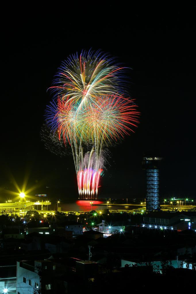 大洗海上花火大会10月1日（土）18時～19時